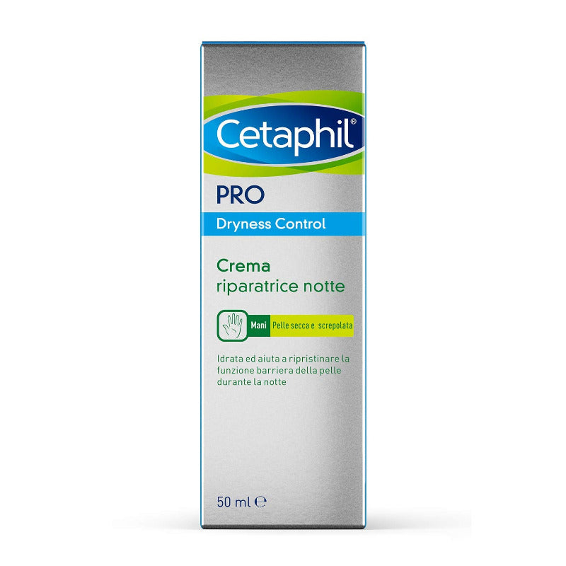 Cetaphil PRO Dryness Control, Handcreme Für Nacht, Täglicher Schutz Für Empfindliche Und Gereizte Haut, Format 50 Ml (1Er Pack)