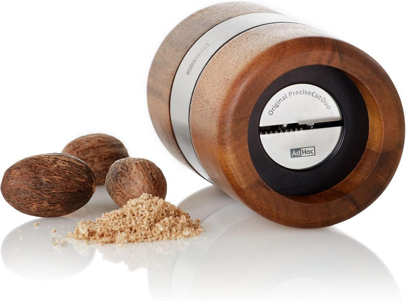ADHOC PM70 Muskato Nutmeg Mill – Premium Wood Mill with Stainless Steel Precision
