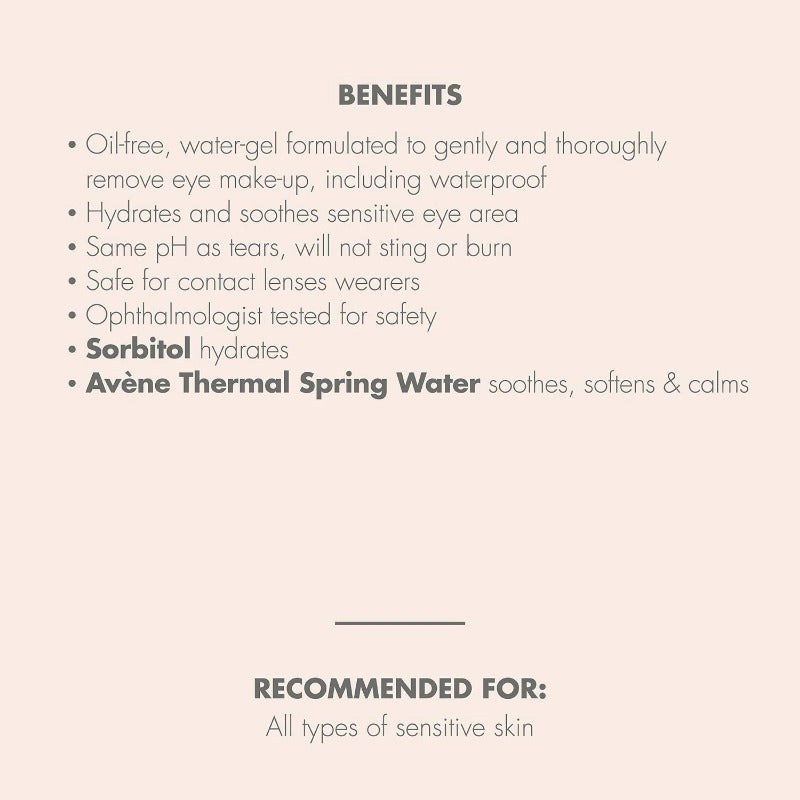 AVENE Gentle Eye Makeup Remover 125ml