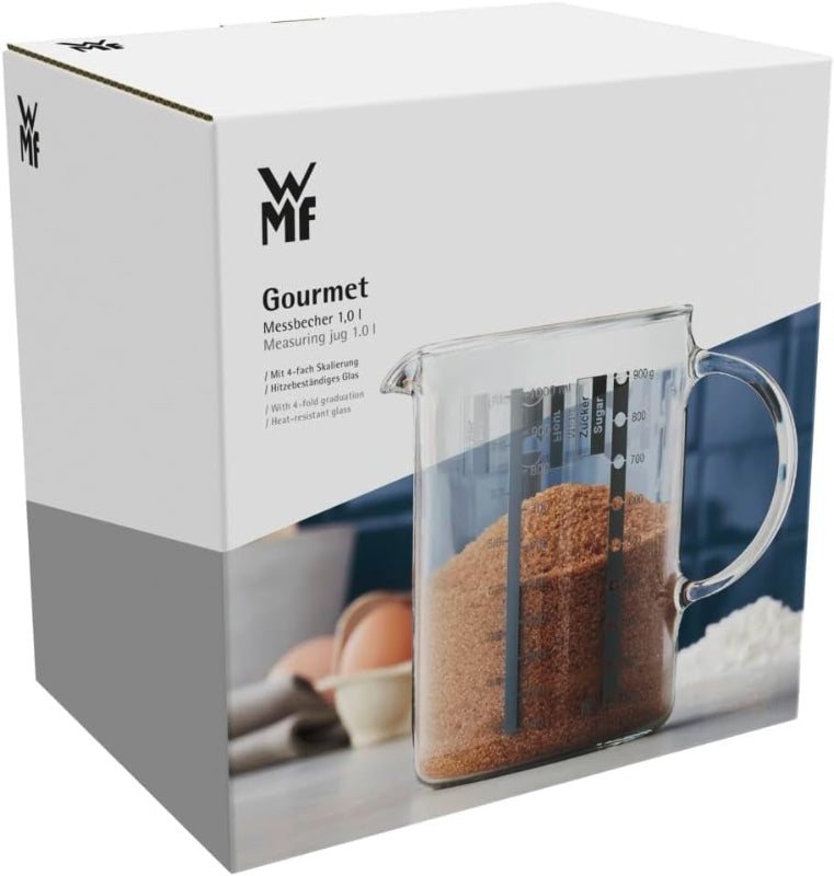 WMF Gourmet Measuring Jug 1L Heat-Resistant Glass