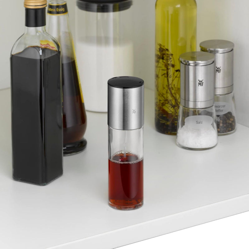 WMF Basic Vinegar & Oil Sprayer 125 ml Glass Spray Bottle with Brushed Stainless Steel