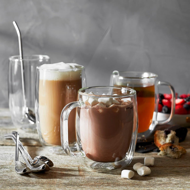 ZWILLING® Sorrento Plus Coffee Glass Set – 2-Piece, 355 ml with Handle