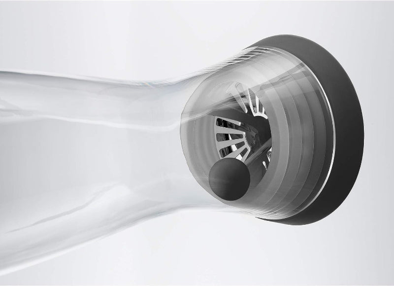 WMF Basic Water Carafe – 1 Liter Glass Carafe with Silicone Lid & CloseUp Stopper