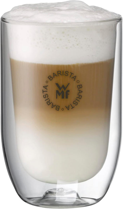 WMF Barista Glass Set – 2-Piece Double-Walled Latte Macchiato Glasses 280 ml