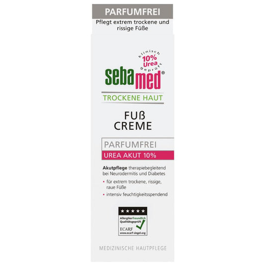 SEBAMED Dry Skin Foot Cream Urea Acute 10% 100 ml Fragrance-Free