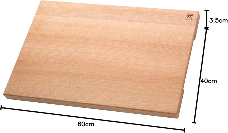 ZWILLING Cutting Board – Solid Beech Wood, 60 × 40 × 3 cm