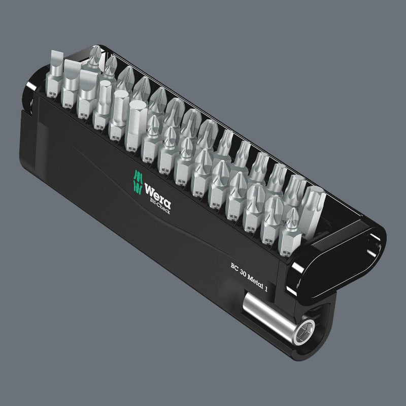 Wera Bit-Sortiment, Bit-Check 30 Metal 1, 30-Teilig, 05057434001