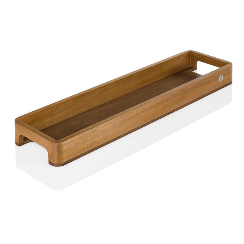 ADHOC ST23 Serve Slim Serving Tray – Acacia & Walnut Wood