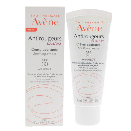 AVENE Antirougeurs Day Soothing Cream SPF 30 - 100g for Sensitive Skin
