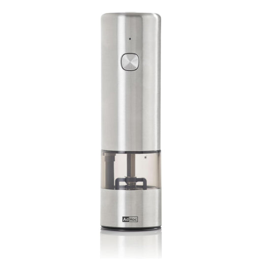 ADHOC i.Mill Mini Electric Pepper & Salt Mill Stainless Steel / Acrylic