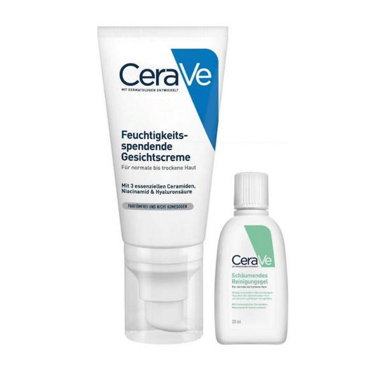 CERAVE Moisturizing Face Cream 52ml + FREE Foaming Cleanser 20ml