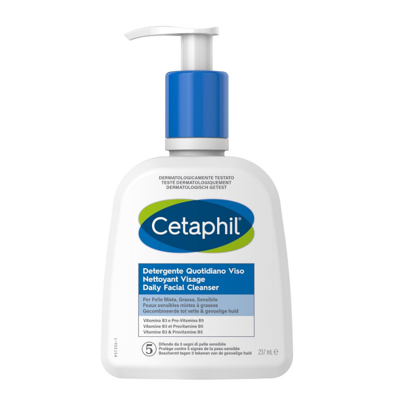 CETAPHIL Daily Facial Cleanser 237ml Pore-Minimizing & Non-Comedogenic Formula