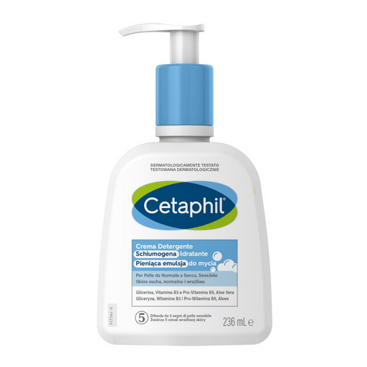 CETAPHIL Foaming Cleanser 236ml Hydrating Face Wash for Sensitive Skin