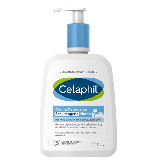 CETAPHIL Hydrating Foaming Cleanser for Normal, Dry & Sensitive Skin 473ml