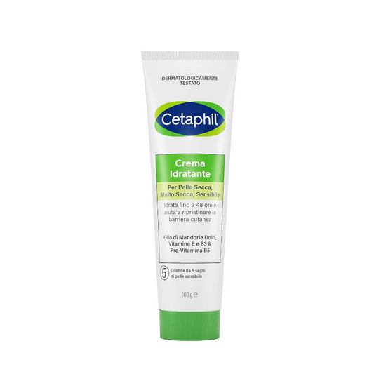 CETAPHIL Moisturizing Cream Intensive 24-Hour Hydration for Sensitive & Dry Skin 100g 