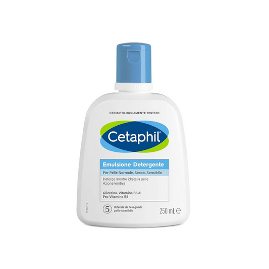 CETAPHIL Moisturizing Emulsion for Face & Body 250ml Hydration for Sensitive Skin