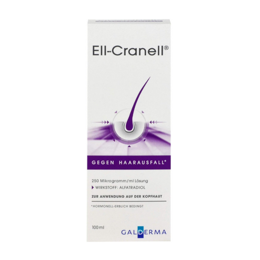 ELL-CRANELL Hair Loss Treatment Solution 100ml Targeted DHT Blocker