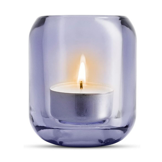EVA SOLO Acorn Glass Tealight Holders Grape Set of 2 Elegant Mood Lights