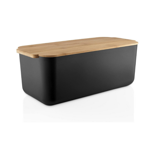 EVA SOLO Bread Bin – Black & Bamboo (9 L)
