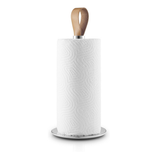 EVA SOLO Kitchen Roll Holder Stainless Steel with Leather Detail