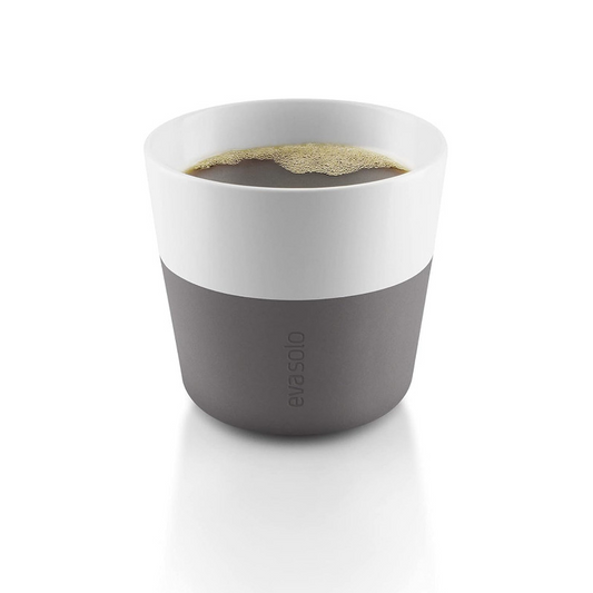 EVA SOLO Lungo Coffee Cups – Set of 2 × 230 ml (Grey)