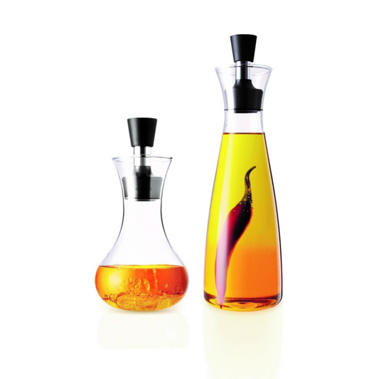 EVA SOLO Oil Carafe & Dressing Shaker Set Drip-Free Precision with Scandinavian Style