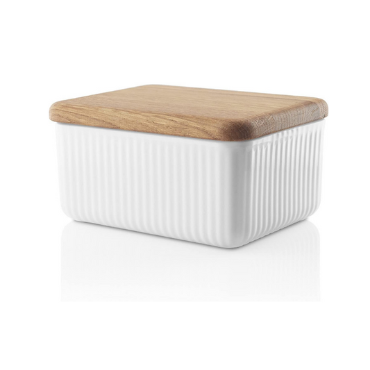 EVA TRIO Legio Nova Butter Dish with Wood Lid