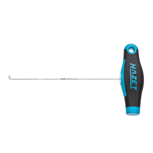 HAZET 1965-22A Pull Hook Tool – 180.5 mm, Blue Handle
