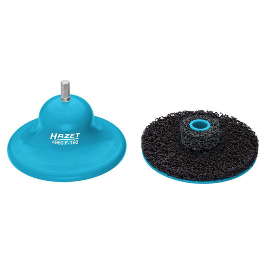 HAZET 4960F-160/2 Wheel Hub Cleaning Set – 2-Piece, 160 mm for Impact Tools