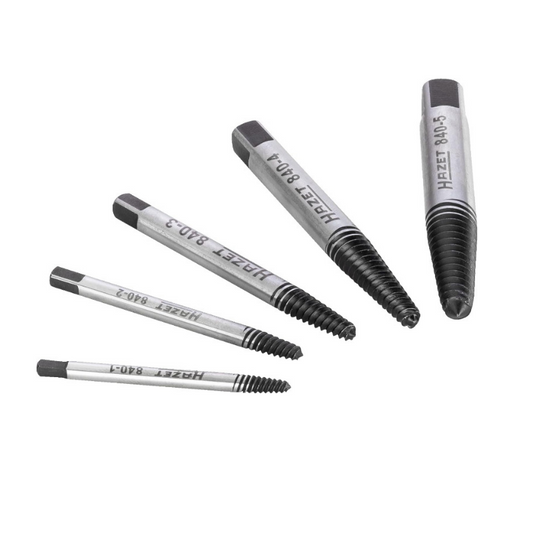 HAZET 840/5 I Screw Extractor Set – 5-Pieces 