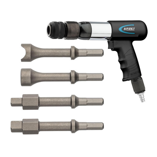 HAZET 9035V/5 Pneumatic Vibration Chisel Set – 5-Pieces