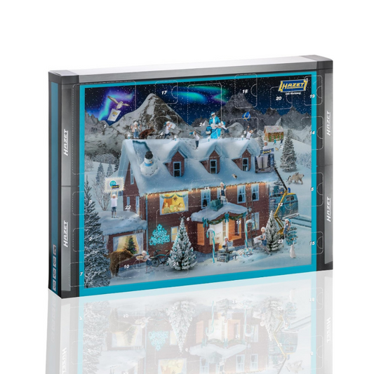 HAZET Santa Tools Advent Calendar 2023 – 33-Piece Premium Tool Set