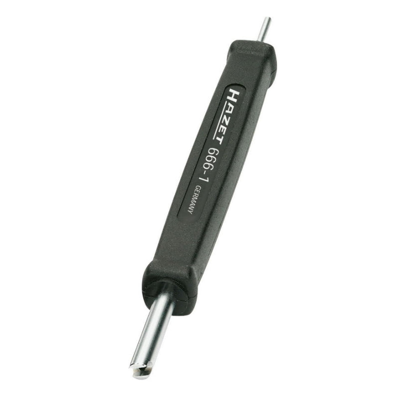 HAZET Valve Driver 666-1 – Professional Valve Core Tool for Car, Truck & Transporter Tires