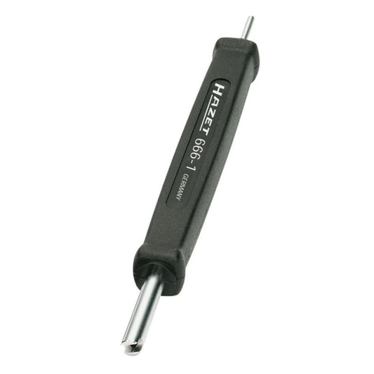 HAZET Valve Driver 666-1 – Professional Valve Core Tool for Car, Truck & Transporter Tires
