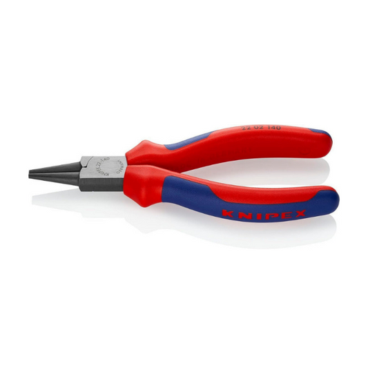 KNIPEX 22 02 140 Round Nose Pliers 140 mm Black Atramentized
