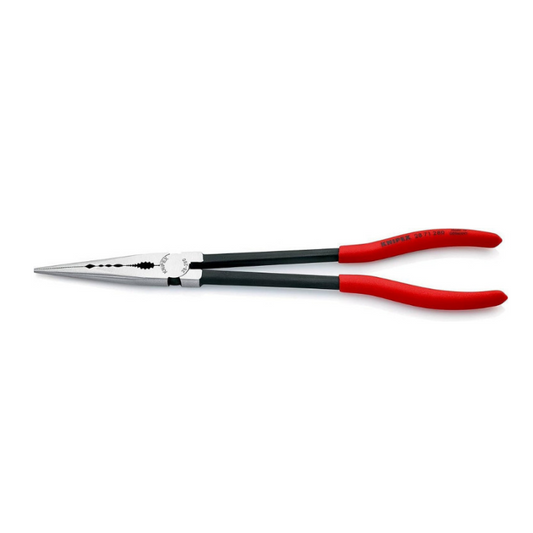 KNIPEX 28 71 280 Mounting Pliers with Transverse Profiles 280 mm Black Atramentized