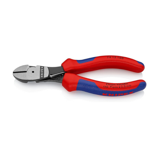 KNIPEX 7412160 Heavy-Duty Diagonal Cutters – High-Leverage Diagonal Cutter (160mm)