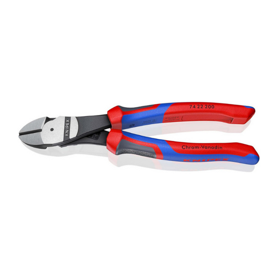 KNIPEX 74 22 2a00 Heavy-Duty Diagonal Cutter 200mm with Comfort Grips