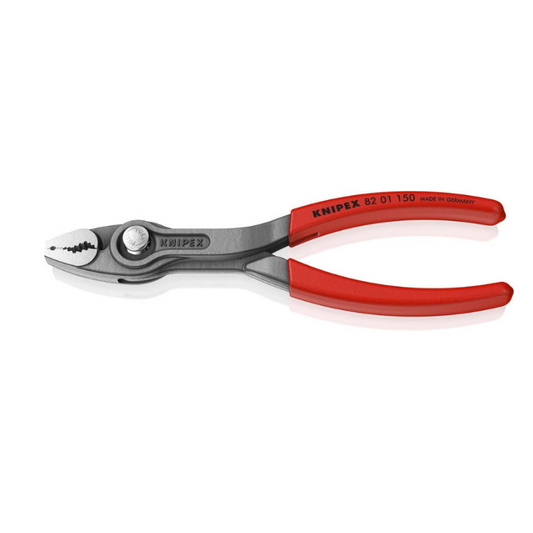 KNIPEX 82 01 150 Twingrip Dual Grip Pliers with Non-Slip Coating 154 mm