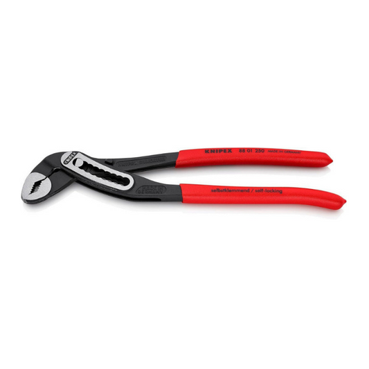 KNIPEX Alligator Water Pump Pliers 250mm Heavy-Duty Pipe Wrench Model 88 01 250