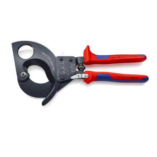 KNIPEX Cable Cutter 95 31 280 Ratchet Action 280mm Black Lacquered