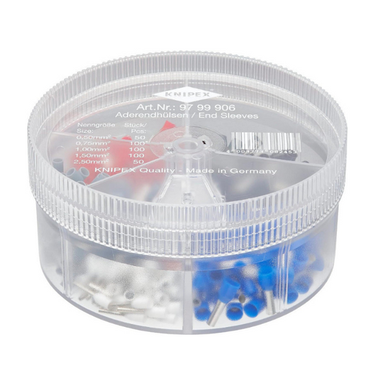 KNIPEX Ferrule Assortment Box 400 Insulated Wire End Sleeves 97 99 906