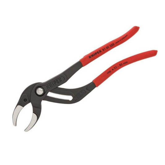KNIPEX SpeedGrip Siphon and Connector Pliers 250mm Slip-Resistant Grip