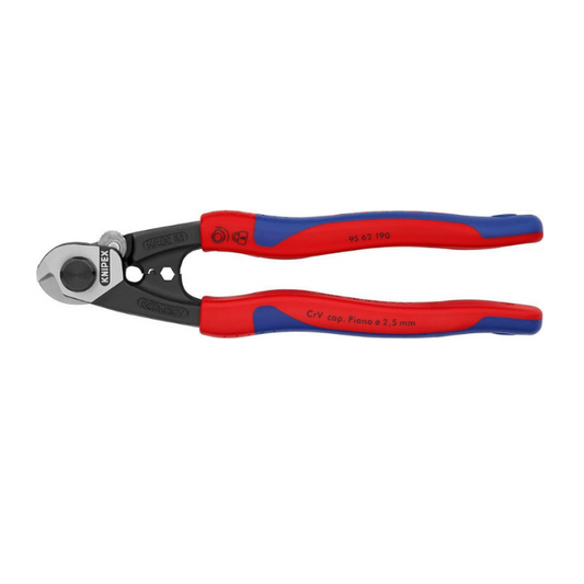 KNIPEX Wire Rope Cutter 95 62 190 Heavy Duty Forged Steel 190mm
