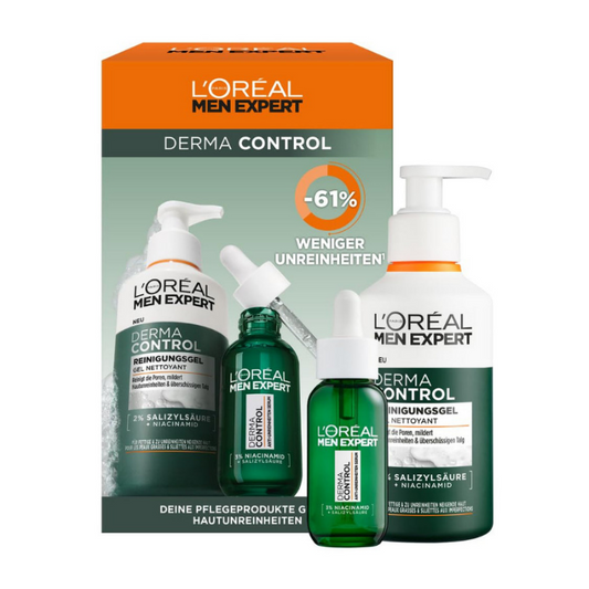 L'OREAL Men Expert Anti-Pickel Skincare Set Face Wash & Serum