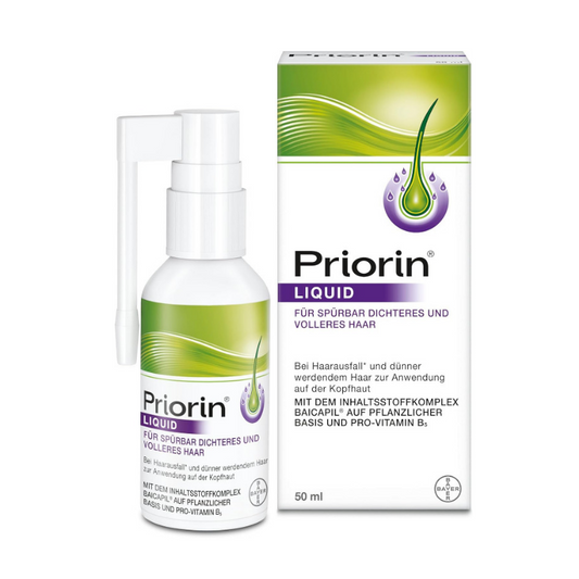 PRIORIN Liquid 50ml With Pro Vitamin B5 & Baicapil – Fuller Hair in 12 Weeks