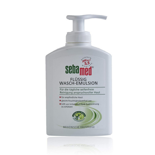 SEBAMED Liquid Face & Body Wash Olive - 200 ml for Sensitive Skin