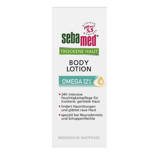 SEBAMED Omega 12% Body Lotion 200ml – Intensive Nourishing Care for Very Dry Skin