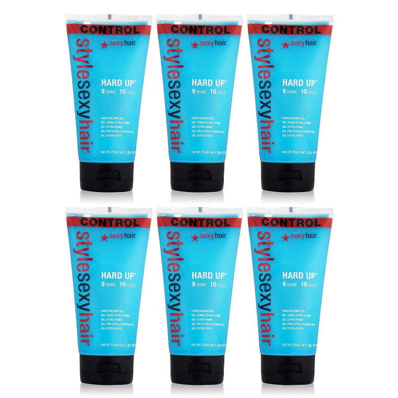 SEXY HAIR Hard Up Gel 150ml – 6-Pack 