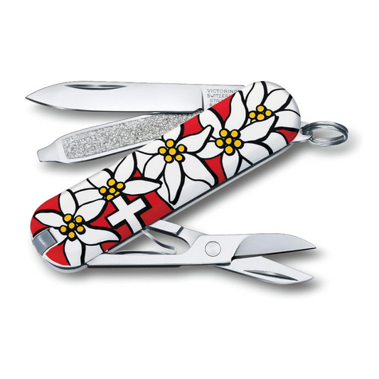 VICTORINOX Classic SD Swiss Army Knife Compact 7-Function Multitool